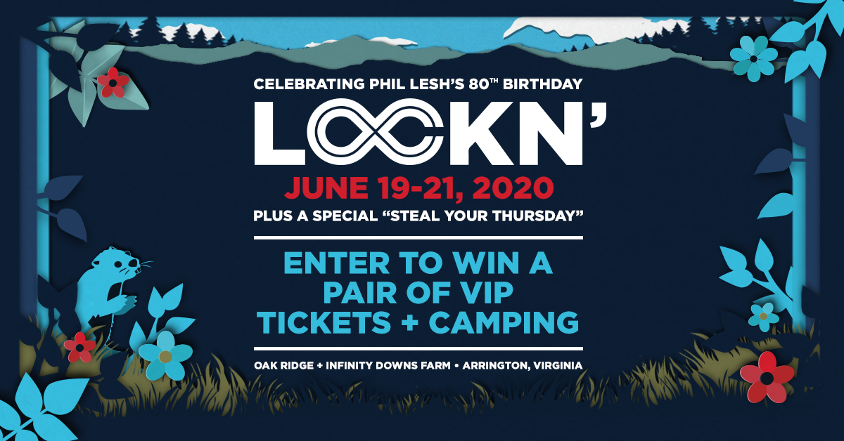 Enter to Win a Pair of VIP Tickets and Camping to LOCKN’ 2020