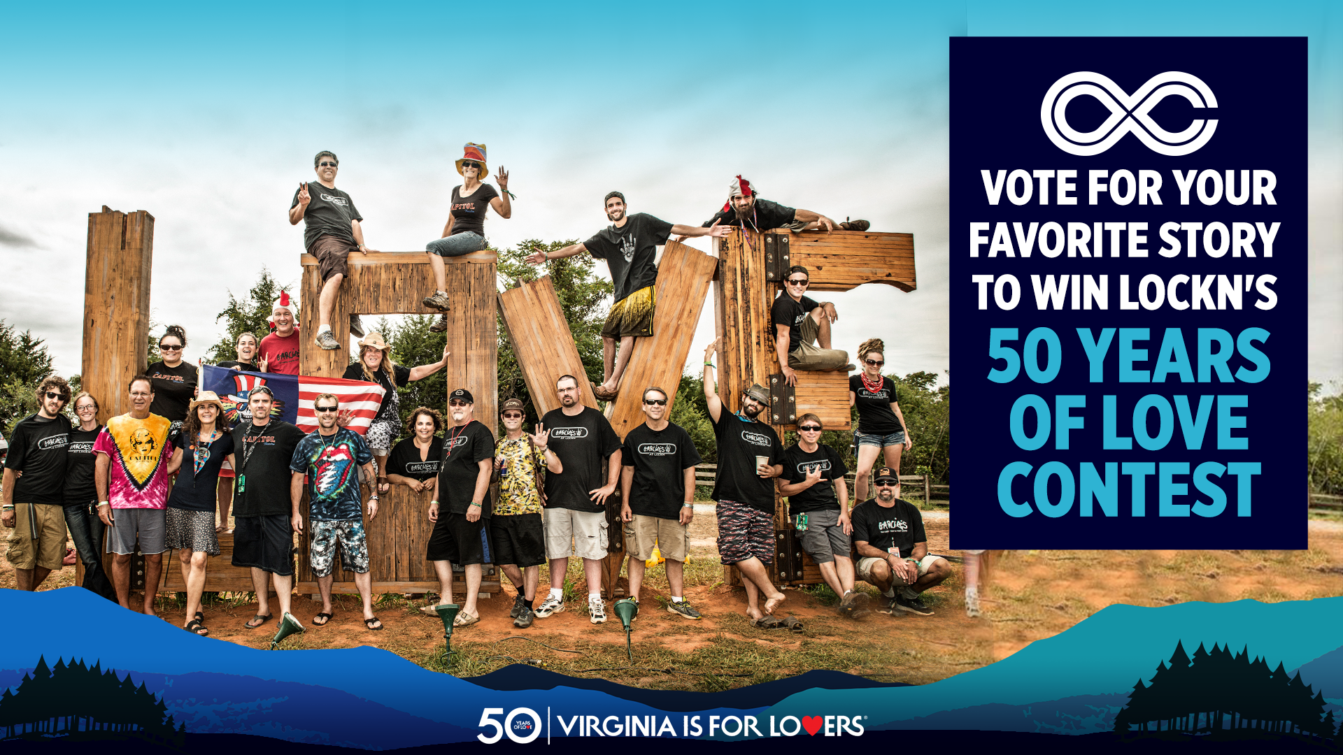 Vote For Your Favorite Story to Win LOCKN’s 50 Years of Love Contest