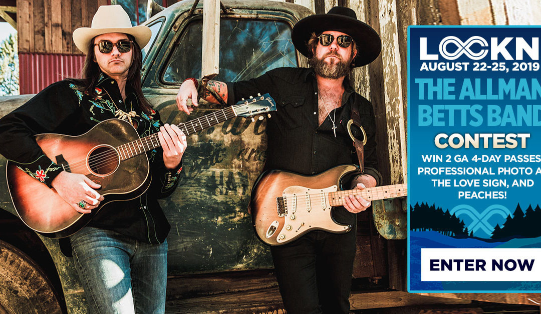 Allman Betts Band’s Giving Away Two 4-Day GA Passes, Photo at LOVE Sign + Peaches at LOCKN’ Festival!