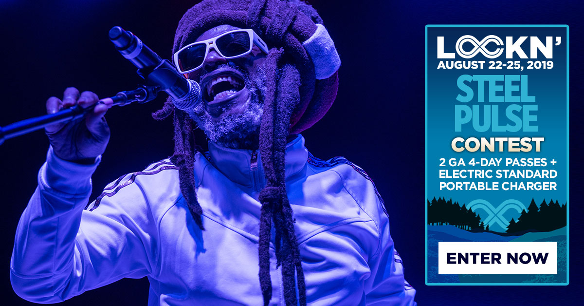 Steel Pulse’s Giving Away Two 4-Day GA Passes to LOCKN’ + Electric Standard Portable Charger