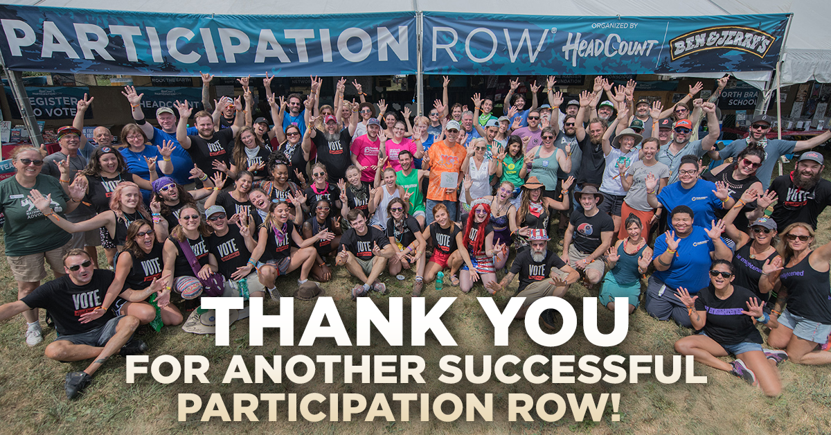 HeadCount’s 2019 Participation Row Raised Over $30,000 in Charitable Donations