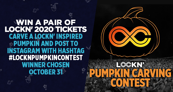 Carve a LOCKN’ Inspired Pumpkin and Win a Pair of LOCKN’ 2020 Tickets