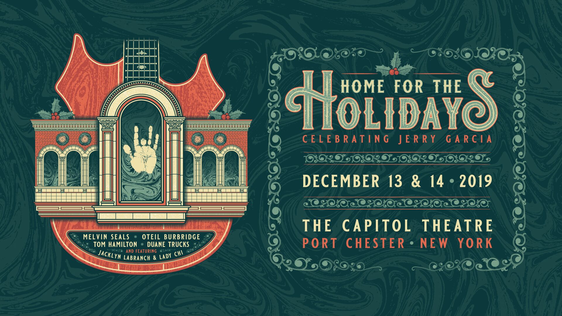 Enter to Win Tickets and Hotel Accommodations to Home for the Holidays Celebrating Jerry Garcia