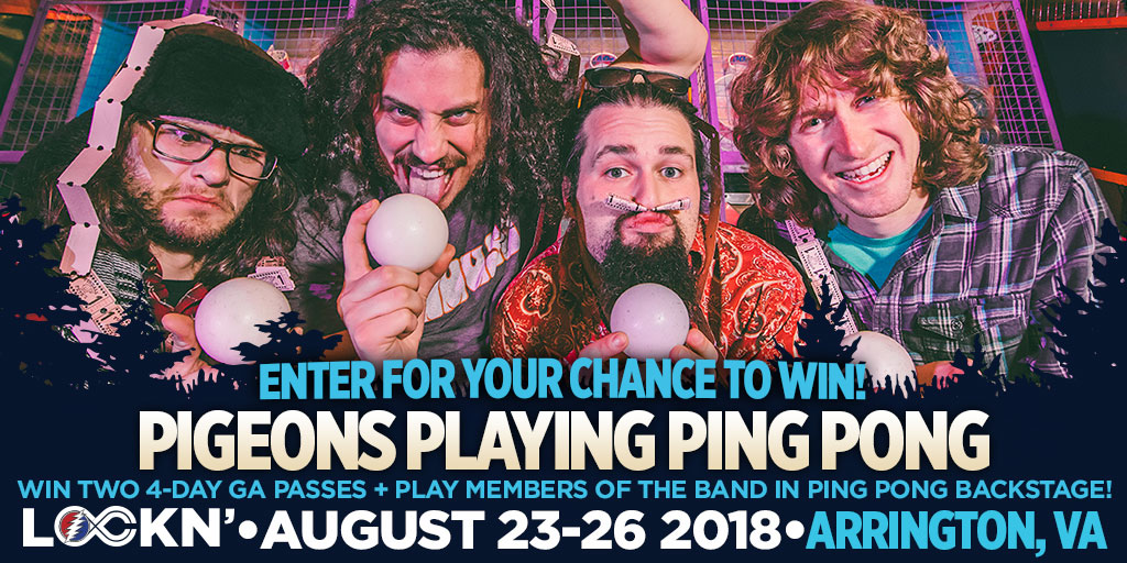 Win Two 4-Day GA Passes to LOCKN’ Festival +Play Members of the Band In Ping Pong Backstage!