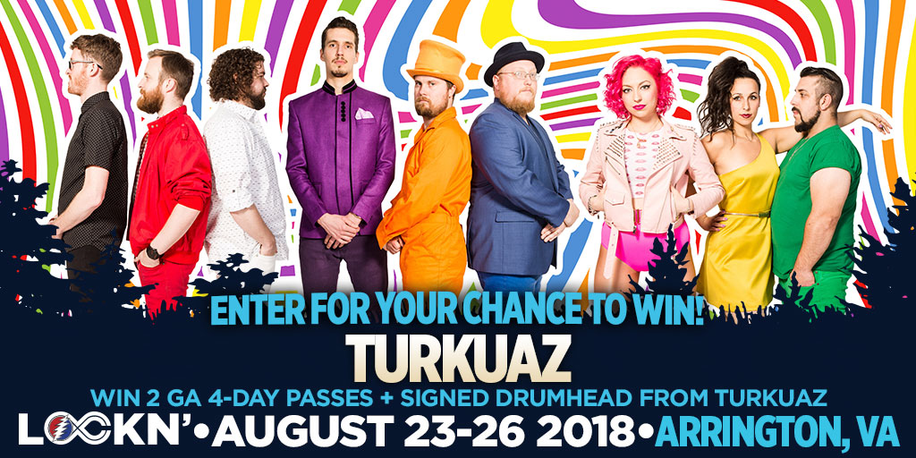 Win Two 4-Day GA Passes to LOCKN’ Festival + Signed Drumhead from Turkuaz