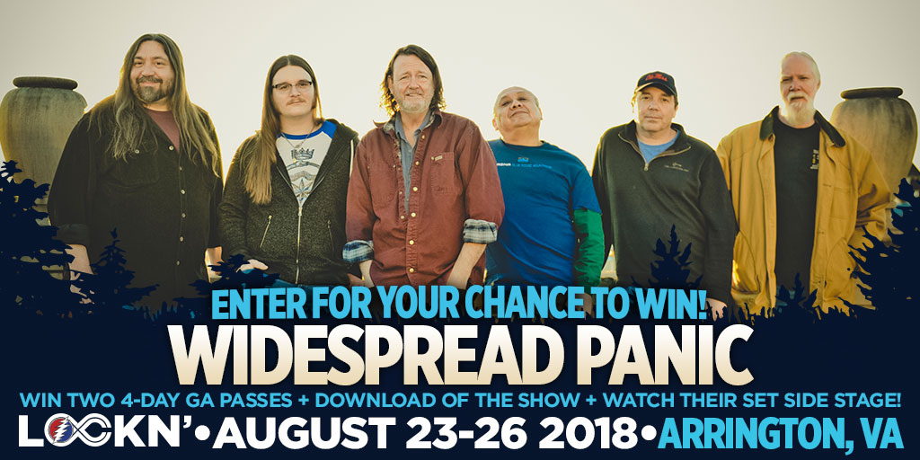 Win Two 4-Day GA Passes + LiveWidespreadPanic.com Download of The Show + Watch Their Set Side Stage!