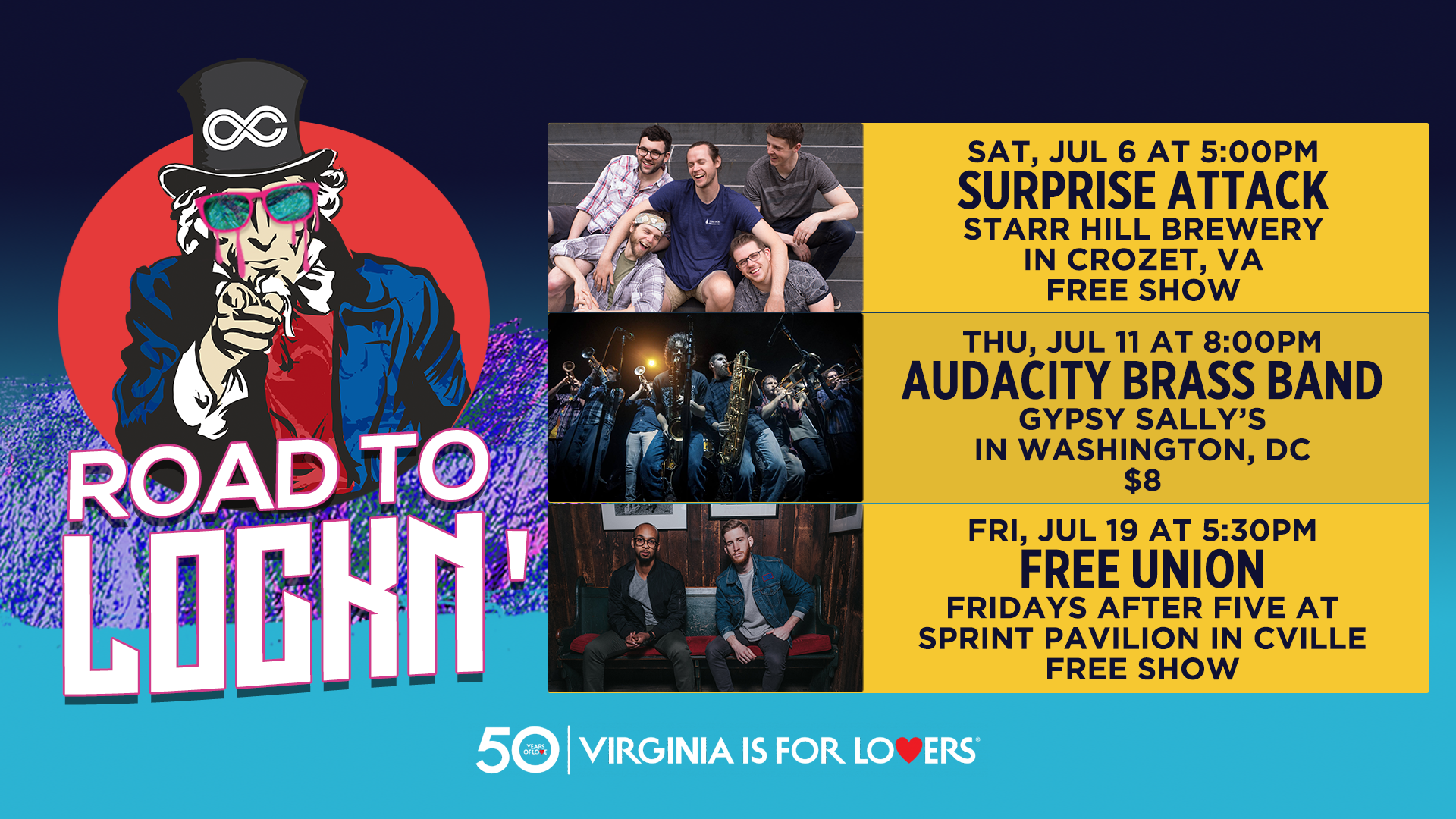 Announcing the Road to LOCKN’ Concert Series